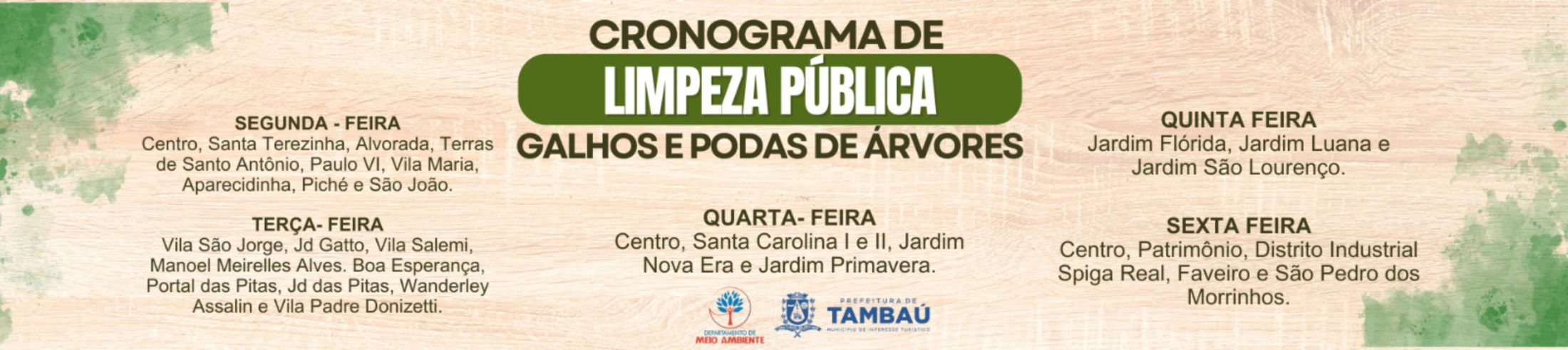 Cronograma Podas
